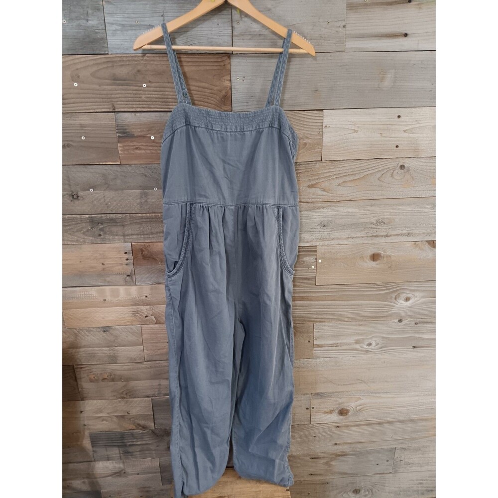 Anthropologie Postmark Equinox Jumpsuit Sz. M Jogger Hem Adj. Cami Strap Layer